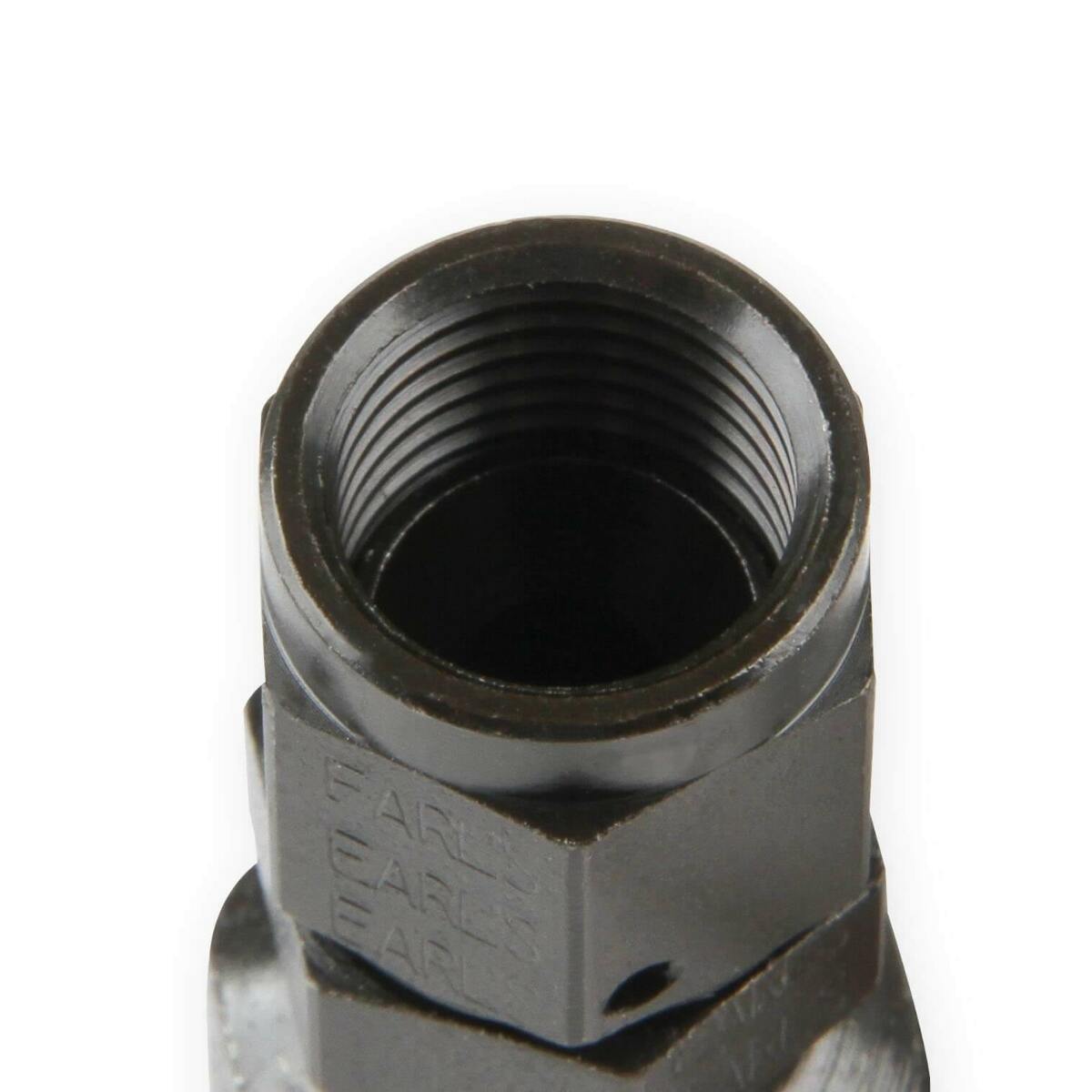Power Steering Hose End-Black Chromate - 150106ERL AN fitting