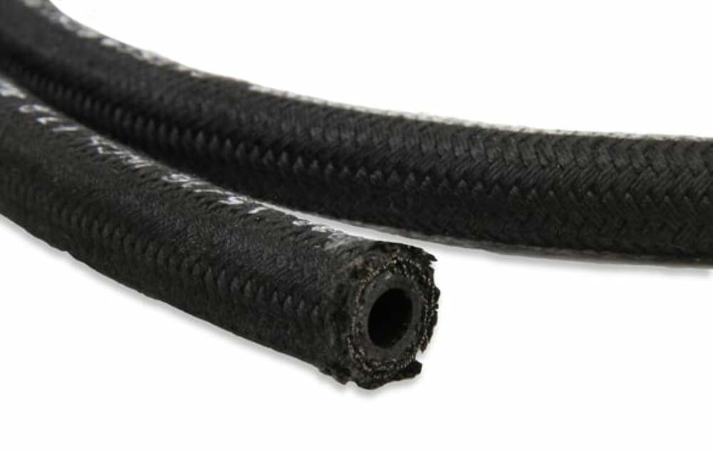 Earls Power Steering Hose - Black - Size -6 - 10 Ft - 151006ERL