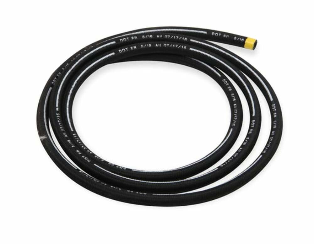 Earls Power Steering Hose - Black - Size -6 - 10 Ft - 151006ERL