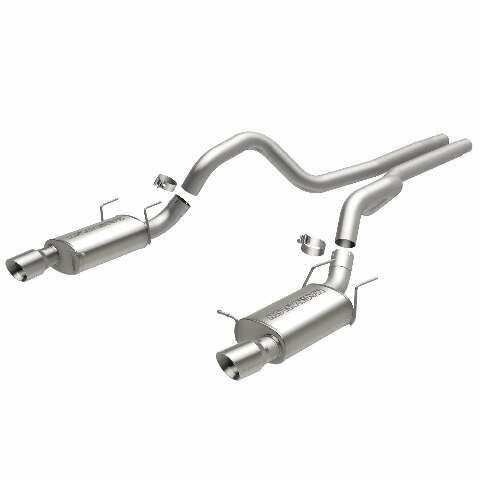 MagnaFlow cat-back exhaust system for 2013-2014 Ford Mustang stainless steel polished 15149