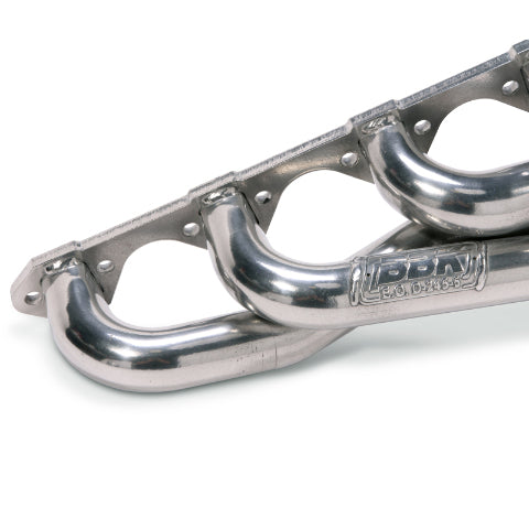 1986-1993 Ford Mustang 5.0 Shorty Headers Polished Silver Ceramic 1-5/8 15150 ceramic coated polished