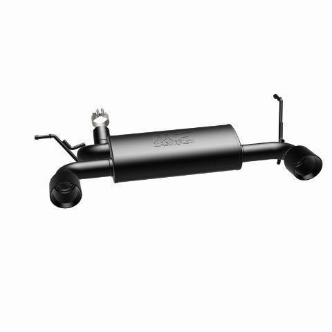 MagnaFlow axle-back exhaust system for 2007-2018 Jeep Wrangler stainless steel black 15160