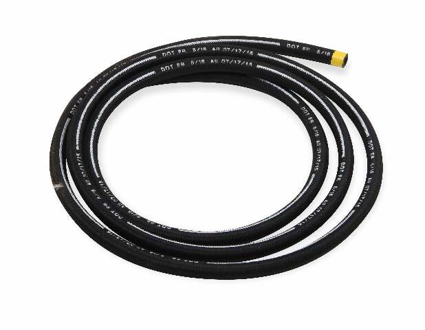 Power Steering Hose - Black - Size -6 - 20 Ft - 152006ERL AN fitting