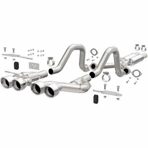 MagnaFlow cat-back exhaust system for 2000-2004 Chevy Corvette stainless steel polished 15281
