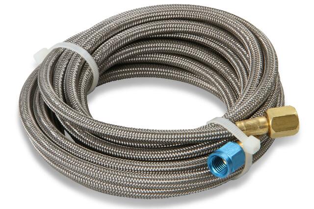 NOS stainless steel braided hose -4AN 14-foot blue 14 foot PTFE lined 15295NOS
