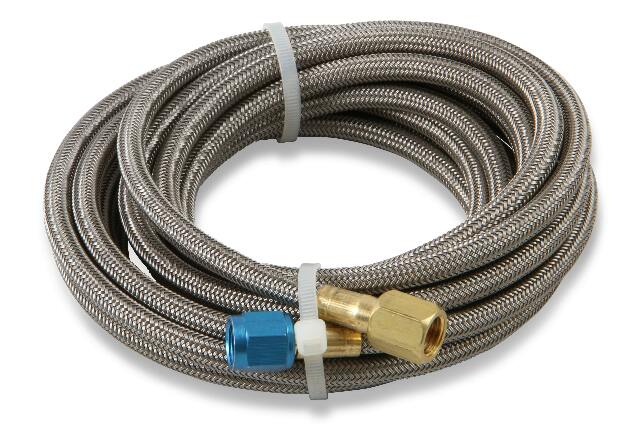NOS stainless steel braided hose -4AN 14-foot blue 14 foot PTFE lined 15295NOS