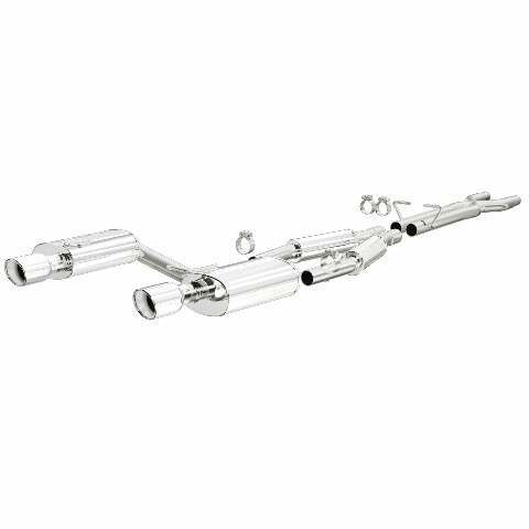 MagnaFlow cat-back exhaust system for 2005-2006 Audi A4 stainless steel polished 15326