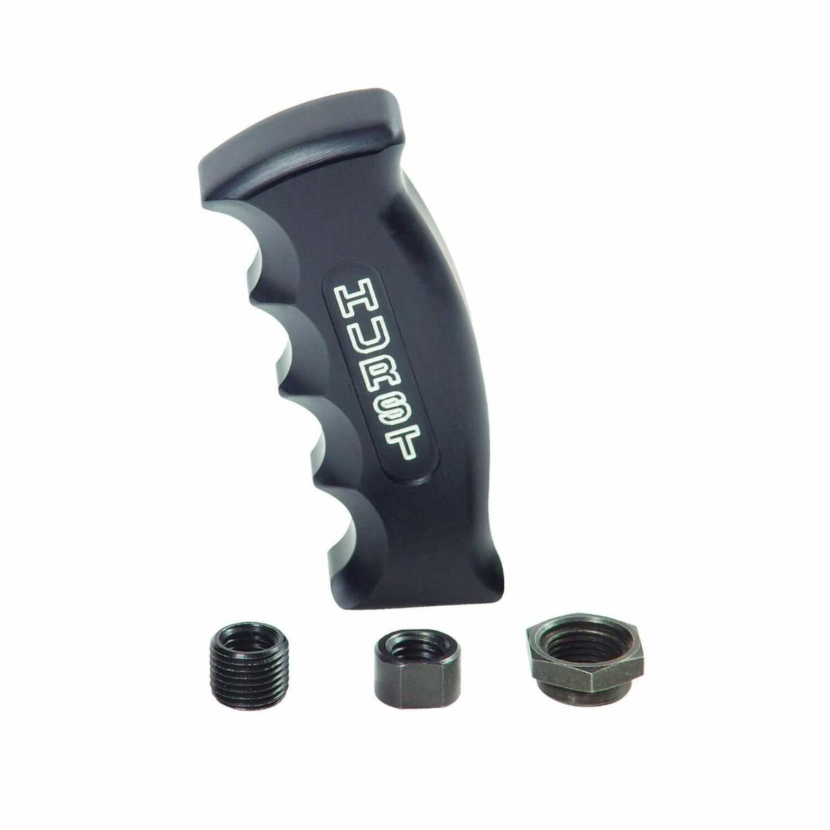 Hurst Billet/Plus Universal Pstol Grip Shift Handle - 1536010 for 1999-2002 Ford Mustang black aluminum