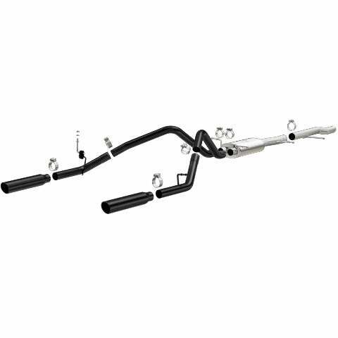 MagnaFlow cat-back exhaust system for 2010-2013 Chevy Silverado 1500 stainless steel black 15362