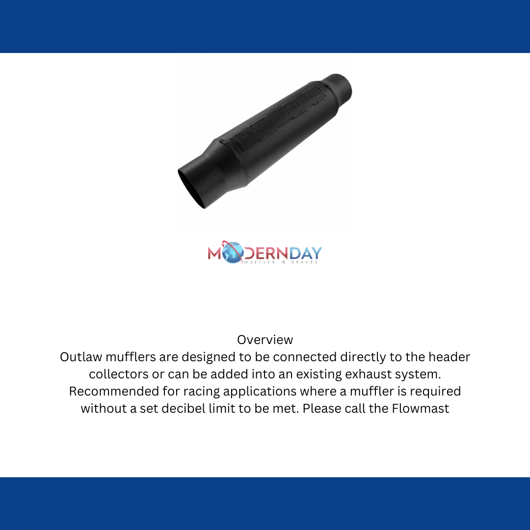 Performance Muffler for 2015-2015 Ford Mustang stainless steel