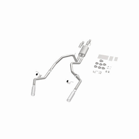 MagnaFlow cat-back exhaust system for 2011-2014 Ford F-150 stainless steel polished 15460