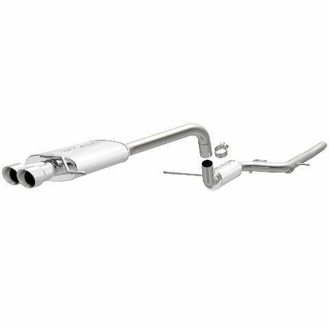 MagnaFlow cat-back exhaust system for 2011-2014 VW Jetta stainless steel polished 15486