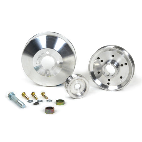 Fits 1996-01 Mustang GT/Cobra 3 Pc Performance Under Drive Pulley (Billet)-1555 for 1996-1901 Mustang