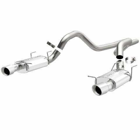MagnaFlow cat-back exhaust system for 2011-2012 Ford Mustang stainless steel polished 15589