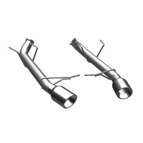 MagnaFlow axle-back exhaust system for 2011-2012 Ford Mustang stainless steel polished 15596