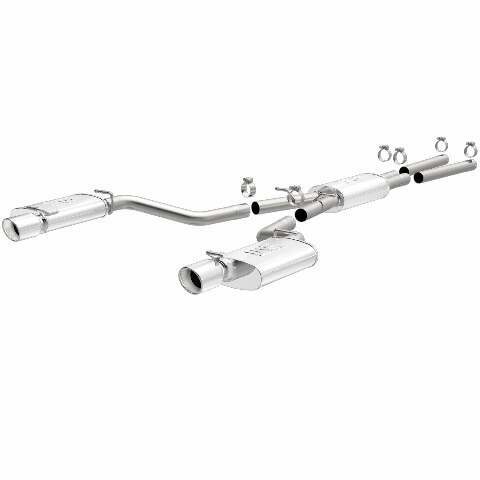 MagnaFlow cat-back exhaust system for 2005-2014 Chrysler stainless steel polished 15629