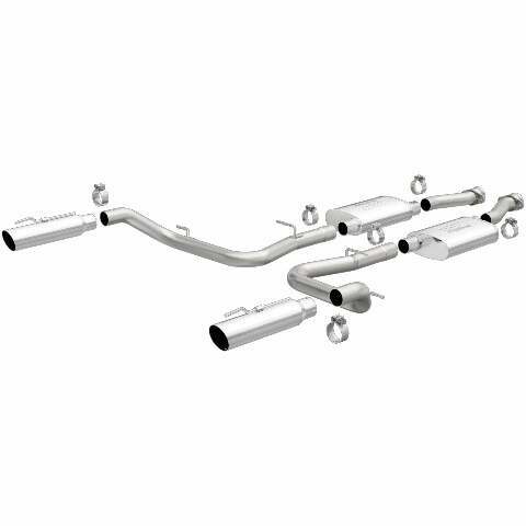 MagnaFlow cat-back exhaust system for 1999-2004 Ford Mustang stainless steel polished 15644