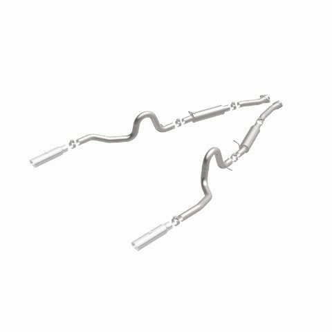 MagnaFlow cat-back exhaust system for 1996-1998 Ford Mustang stainless steel polished 15677