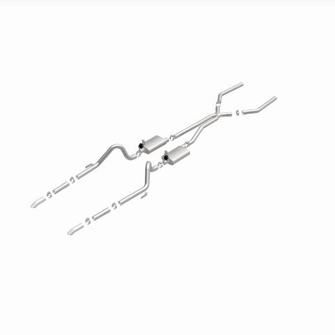 MagnaFlow cat-back exhaust system for 1964-1966 Ford Mustang stainless steel polished