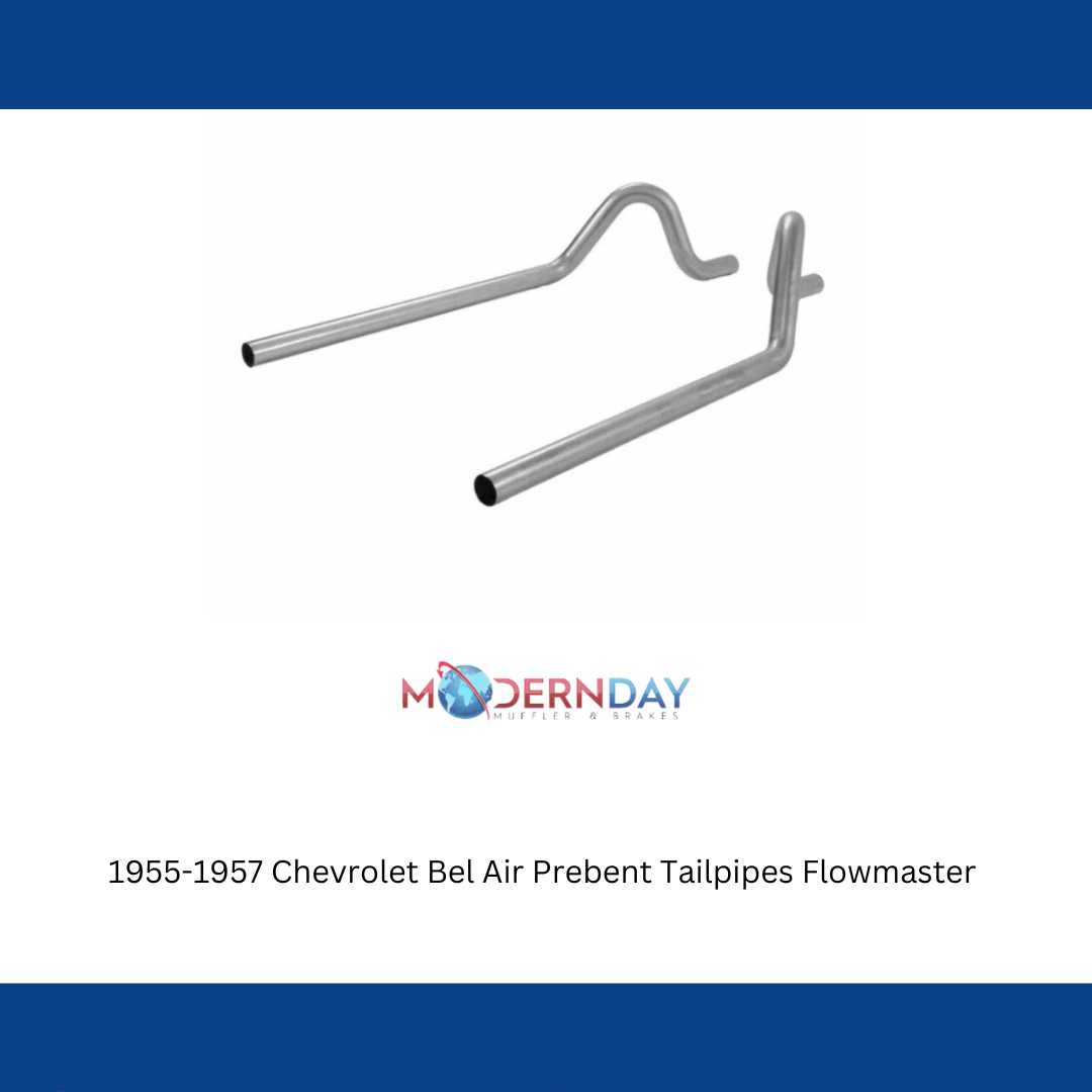 Exhaust part for Tailpipe Kit 55"-57" Chevy Sedan Coupe 2.5"in No Wagons