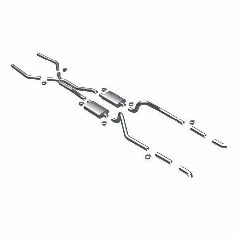 MagnaFlow exhaust system for 1967-1970 Ford Mustang stainless steel polished