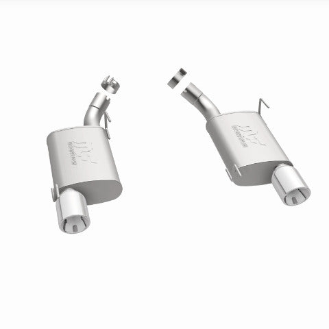 MagnaFlow axle-back exhaust system for 2007-2009 Ford Mustang stainless steel polished 15882