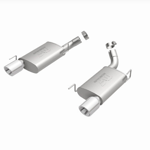 MagnaFlow axle-back exhaust system for 2007-2009 Ford Mustang stainless steel polished 15882