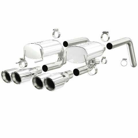 MagnaFlow axle-back exhaust system for 2005-2008 Chevy Corvette stainless steel polished 15886