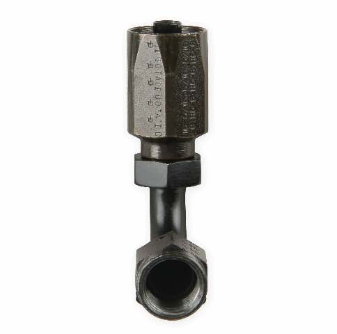 Earls Power Steering Hose End-Black Chromate - 159106ERL
