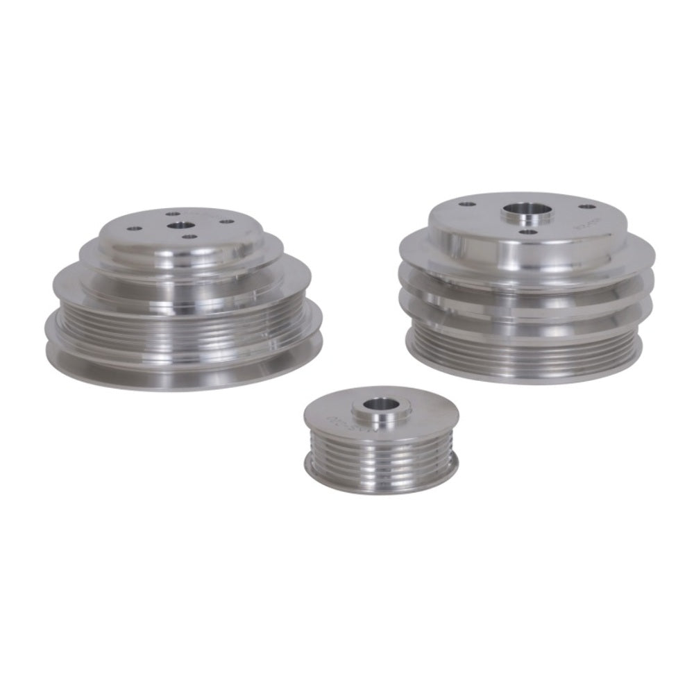 Fits 1985-87 GM 5.0/5.7 F-Body/GM Truck 3 Pc Performance Under Drive Pulley-1598 for 1985-1987