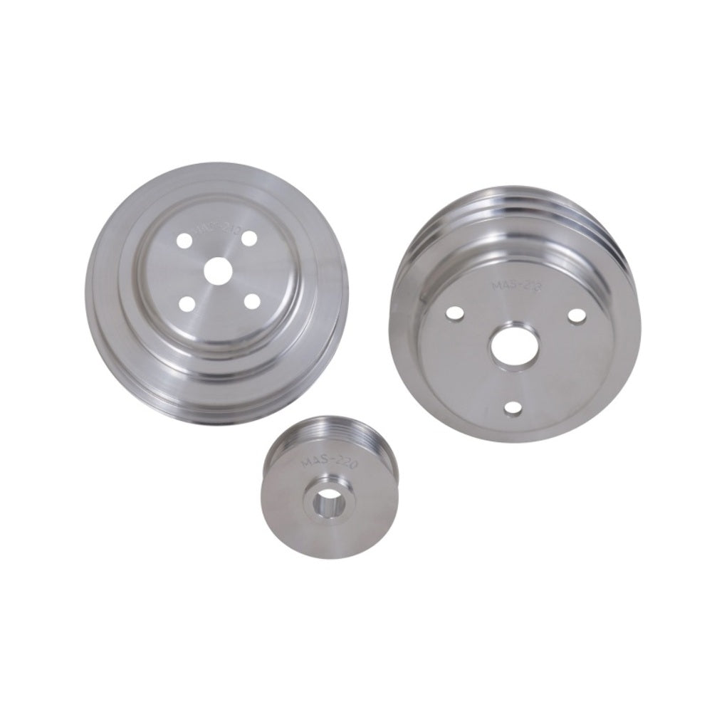 Fits 1985-87 GM 5.0/5.7 F-Body/GM Truck 3 Pc Performance Under Drive Pulley-1598 for 1985-1987