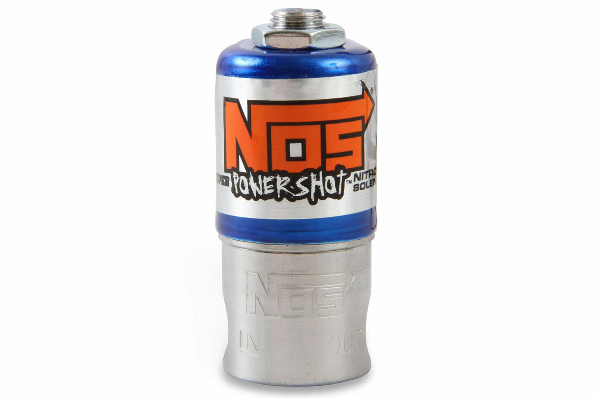 NOS ntimidator illuminated dual LED nitrous purge kit -4AN 4 foot blue solenoid 16037NOS