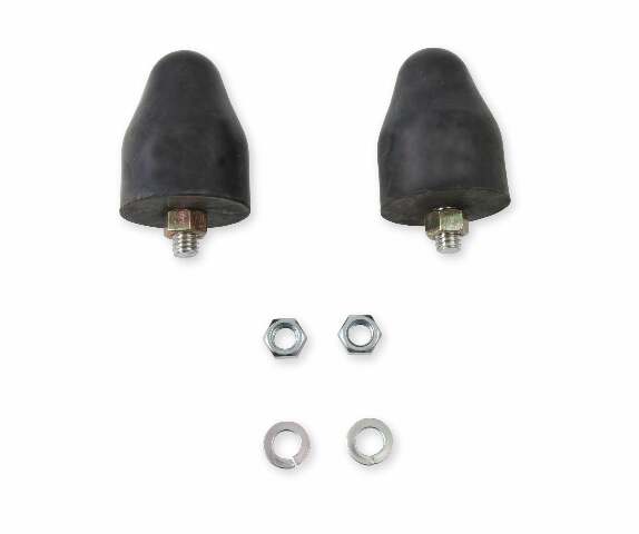Mr. Gasket traction bar snubbers black rubber 1608