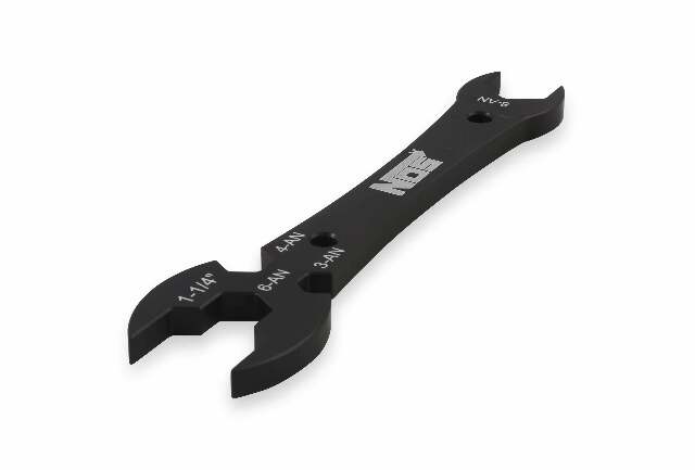 NOS nitrous bottle nut / AN combo wrench -3AN black 16132NOS