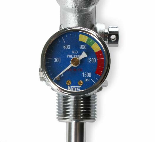 NOS 10 lb. bottlesuper hi-flow valve assembly w/siphontube and bluegauge 16137ANOS 100 foot stainless steel black 2493
