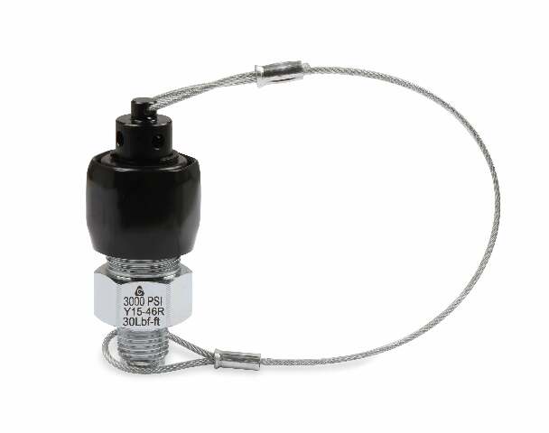 NOS BLACK racer's safety adapter - 16169BNOS -8AN 16 foot 2493