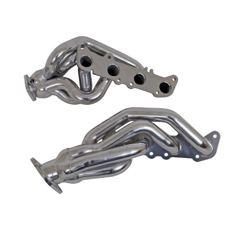 Fits 2011-2014 Mustang GT 1-3/4 Tuned Length Exhaust Headers-Silver-16320 ceramic coated polished
