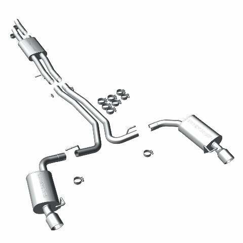 MagnaFlow cat-back exhaust system for 2010-2019 Ford stainless steel polished 16395