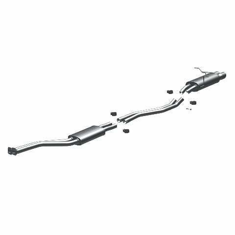 MagnaFlow cat-back exhaust system for 2001-2002 BMW stainless steel polished 16465