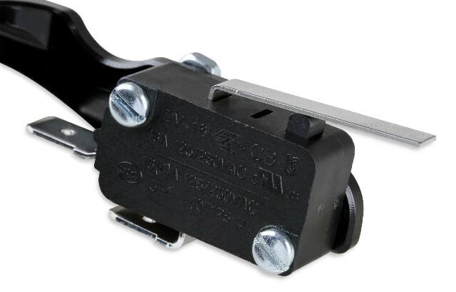 NOS nitrous oxide micro switch bracket ; black aluminum for 4500 gen 3 16520NOS