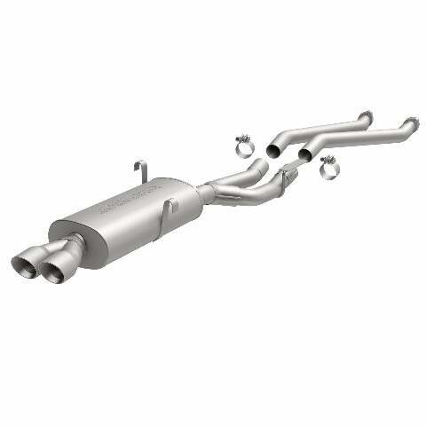 MagnaFlow cat-back exhaust system for 1987-1991 BMW stainless steel polished 16535