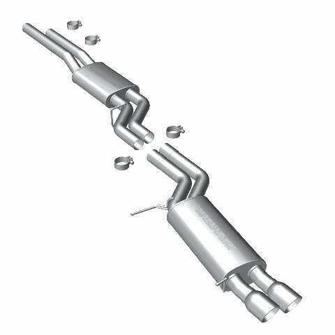 MagnaFlow cat-back exhaust system for 2008-2010 BMW stainless steel polished 16553