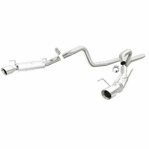 MagnaFlow cat-back exhaust system for Ford Mustang stainless steel polished 16572
