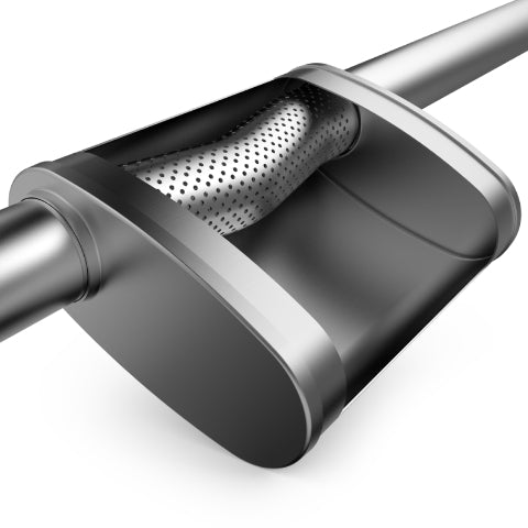 MagnaFlow cat-back exhaust system for 2005-2010 Jeep Grand Cherokee stainless steel polished 16631