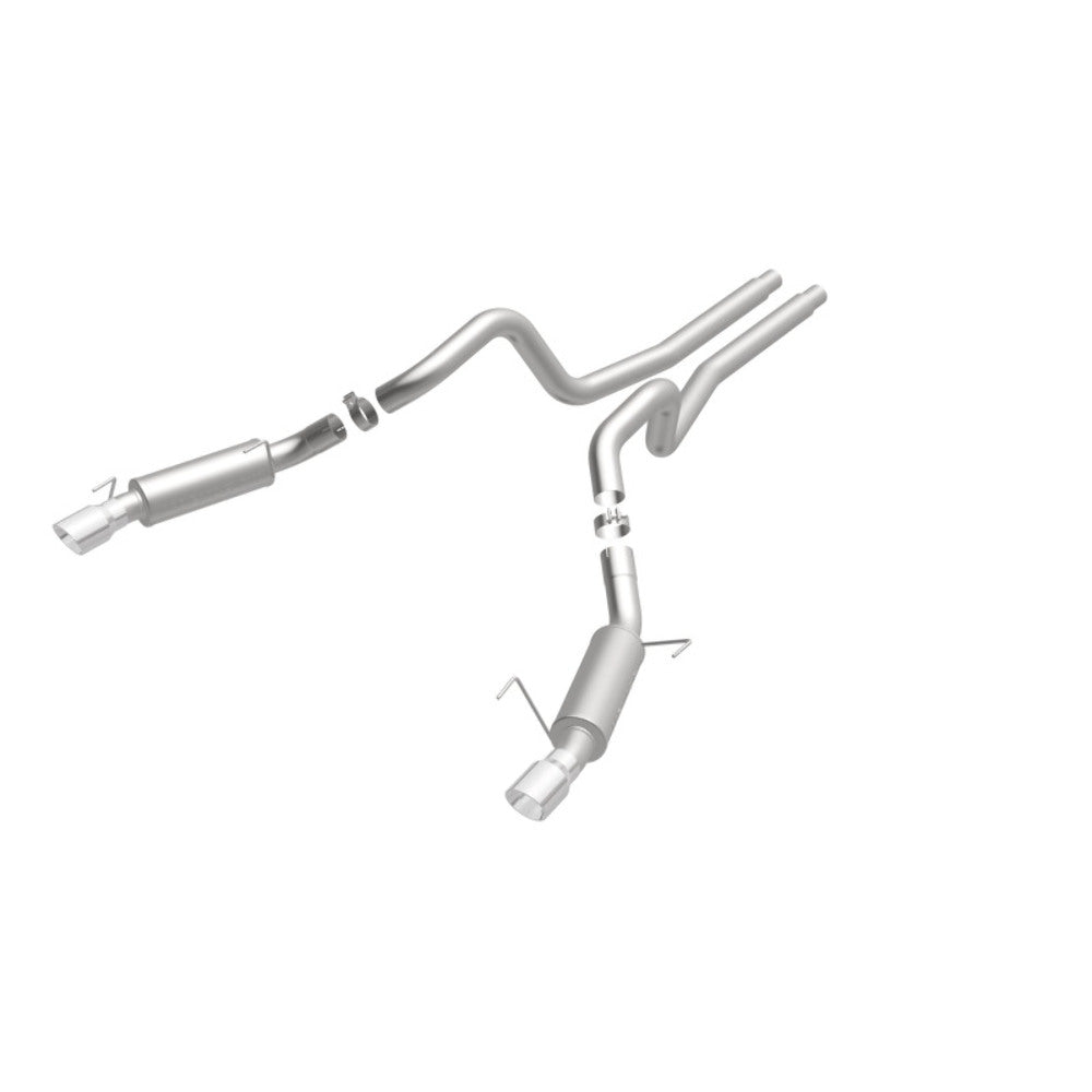 MagnaFlow cat-back exhaust system for 2007-2009 Ford Mustang stainless steel polished 16674