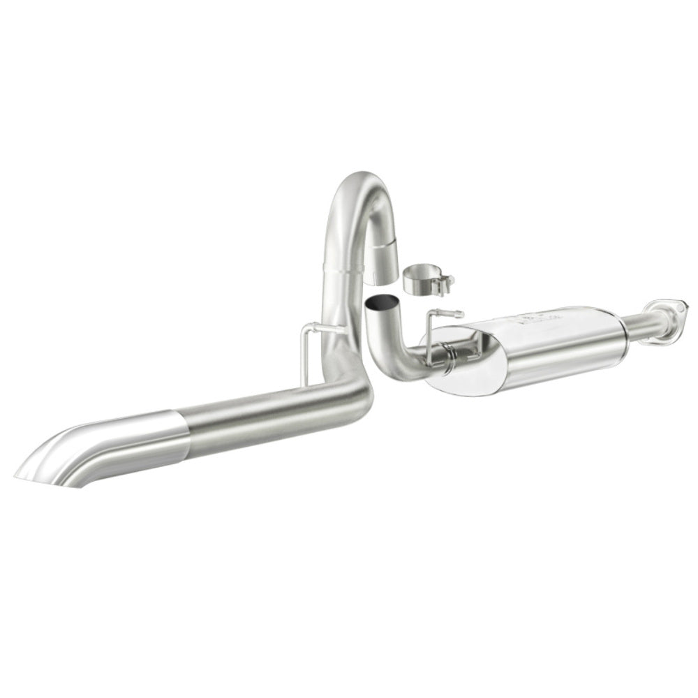 MagnaFlow cat-back exhaust system for 2004-2006 Jeep Wrangler stainless steel polished 16695