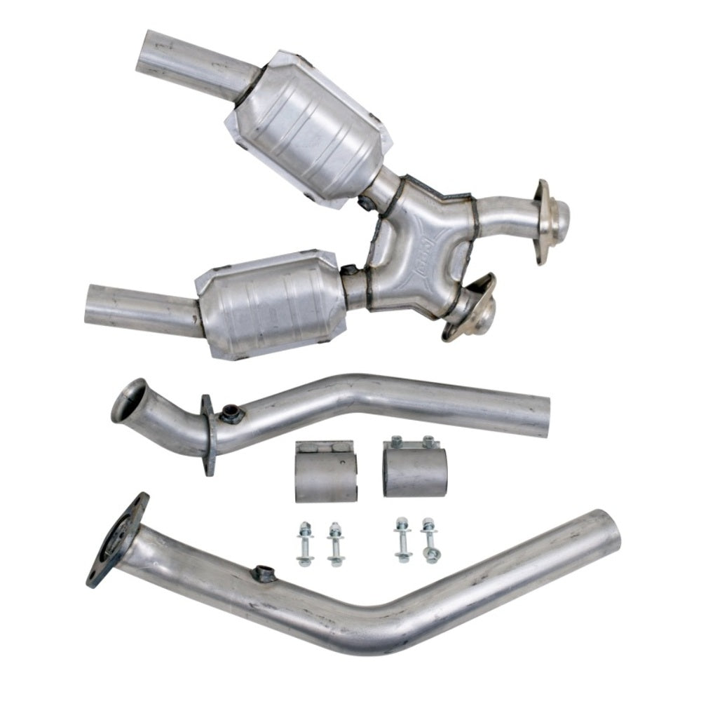 1999-2004 Ford Mustang X Pipe w/ Catalytic Converters 2.5" 4.6L Stainless 1670