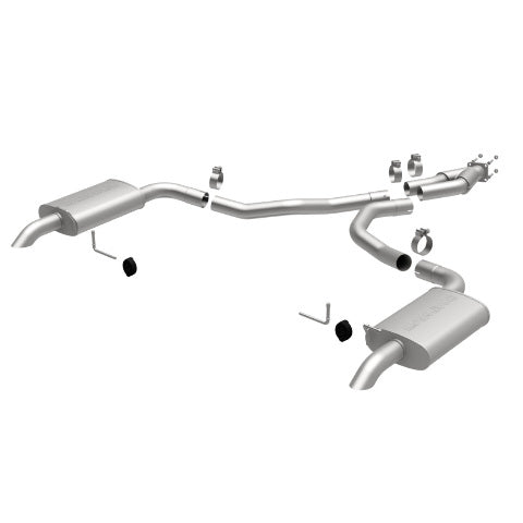 MagnaFlow cat-back exhaust system for 1975-1979 Chevy Corvette stainless steel polished 16710