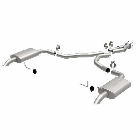 MagnaFlow cat-back exhaust system for 1975-1979 Chevy Corvette stainless steel polished 16710