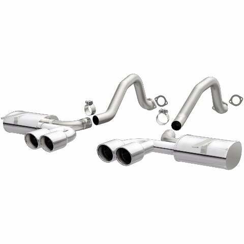 MagnaFlow axle-back exhaust system for 1997-2004 Chevy Corvette stainless steel polished 16732